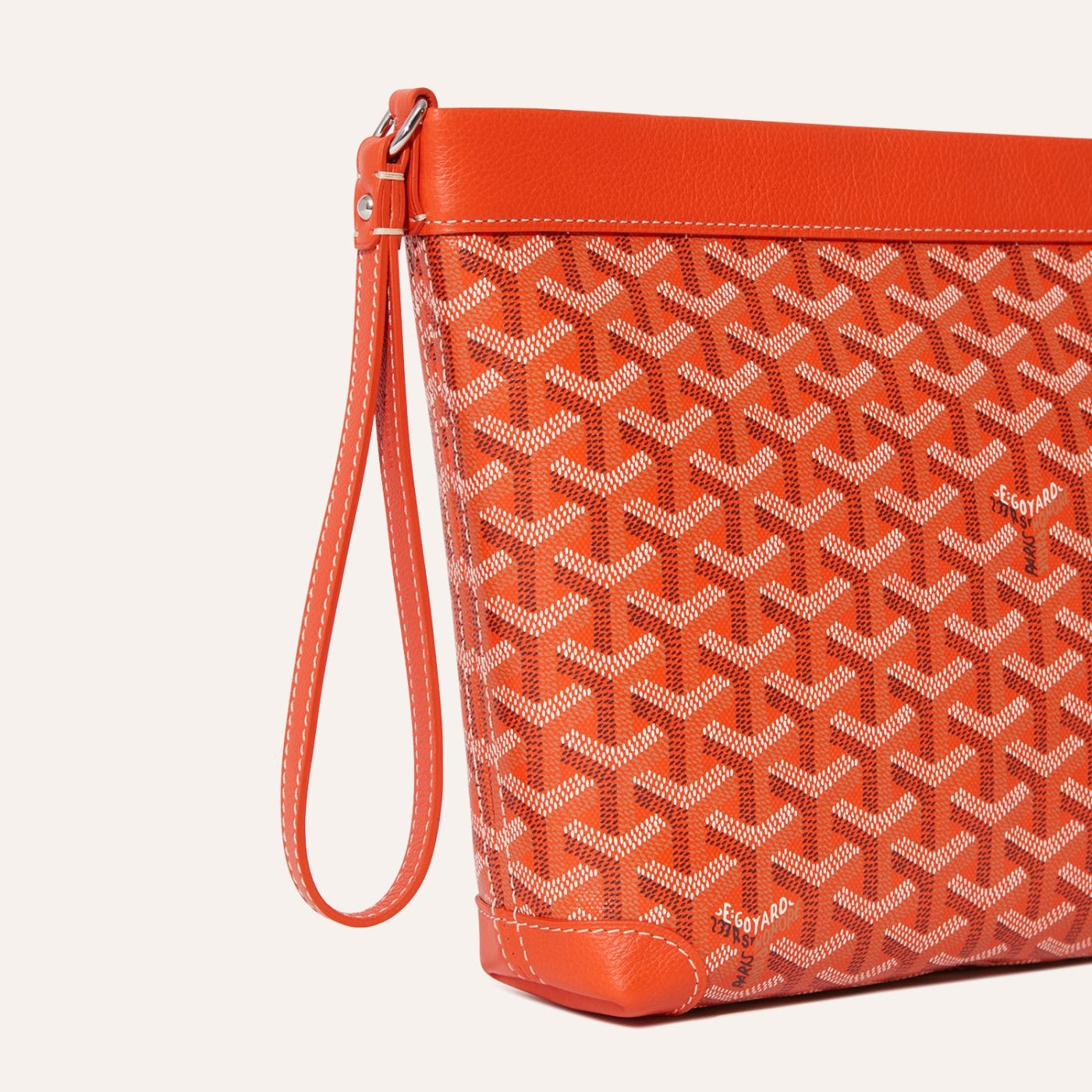 Goyard Conti Pouch Orange - Image 3